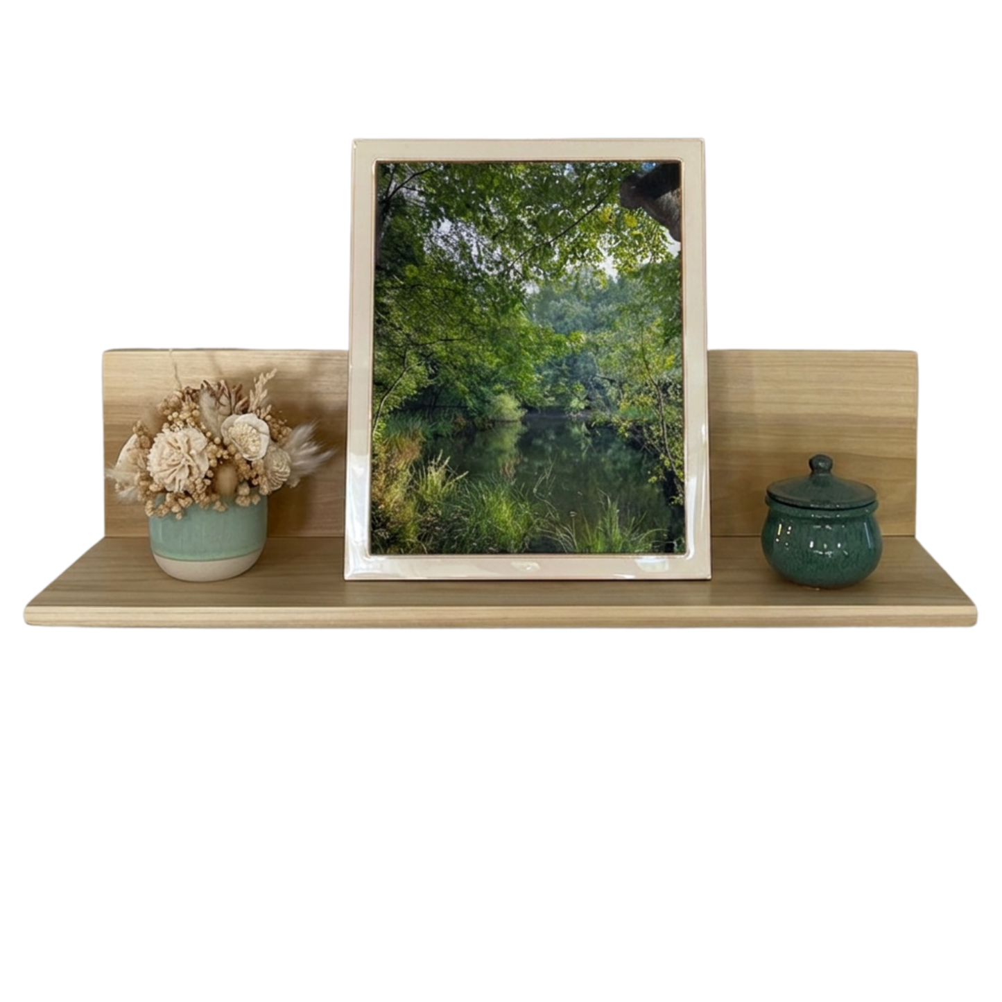Minimalist Solid Wood Wall Shelf