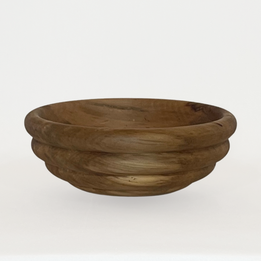 Scalloped River Birch Bowl